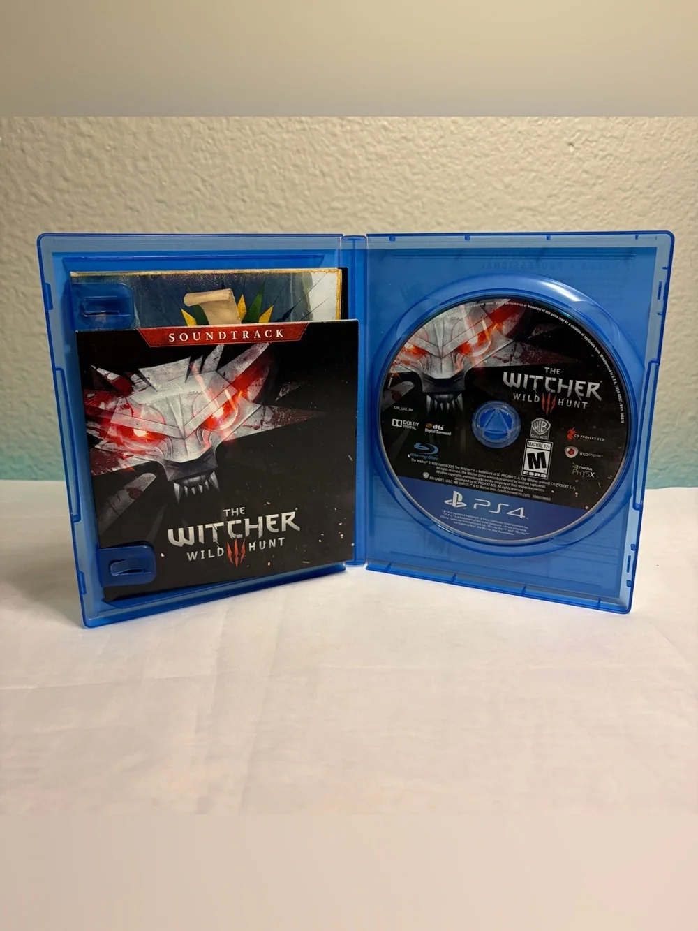 Witcher 3: Wild Hunt (Sony Playstation 4 PS4, 2015) Tested & Works CIB Complete